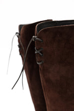 Load image into Gallery viewer, Chocolate Suede Italian Long Boots

