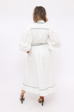 Load image into Gallery viewer, Aje White Crisp Cotton Full Dress
