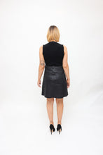 Load image into Gallery viewer, Scanlan Theodore Leather A Line Skirt
