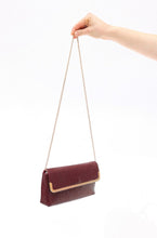 Load image into Gallery viewer, 80&#39;s Burgundy Glomesh Bag
