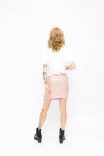Load image into Gallery viewer, Rebecca Vallance Blush sequins mini skirt
