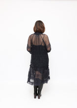 Load image into Gallery viewer, Lee Mathews Silk Navy Dress
