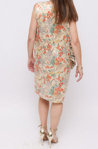 Celine NWT Double Silk Floral Mini Dress