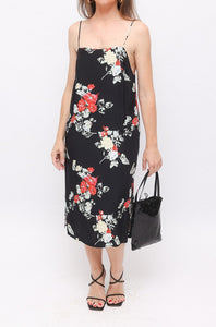 Matin Silk Floral Slip Dress