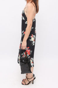 Matin Silk Floral Slip Dress