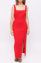 Load image into Gallery viewer, Vintage Cue 90&#39;s Red Evening Dress
