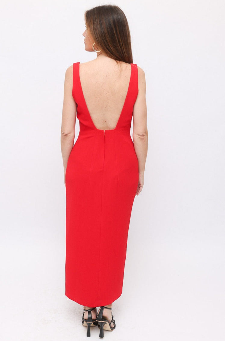 red dress cue Cue Design Red Dress Fabrikhunter