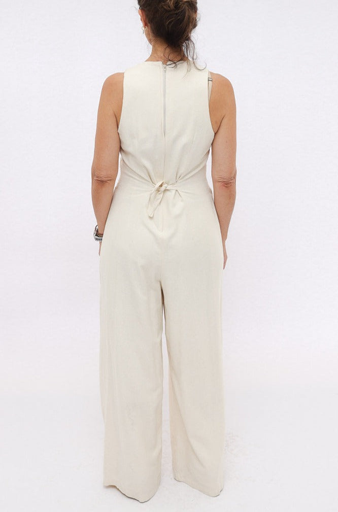 Vintage Tux Style Jumpsuit