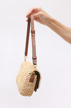 Load image into Gallery viewer, NWT Raffia Oroton Bag Double Strap
