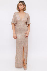 NWT Temperley London Rainbow Sequin Gown