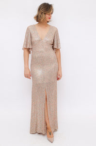 NWT Temperley London Rainbow Sequin Gown