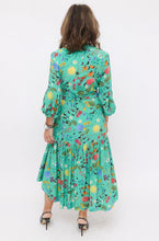Load image into Gallery viewer, Borgo De Nor Green Floral Print Dress
