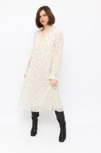 Load image into Gallery viewer, Ganni Cream Printed Floaty Dress

