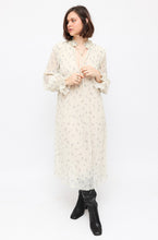Load image into Gallery viewer, Ganni Cream Printed Floaty Dress
