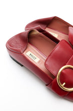 Load image into Gallery viewer, Bally Red Leather Loafer/Mule
