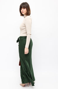 Lee Mathews NEW Emerald Bias Maxi Skirt