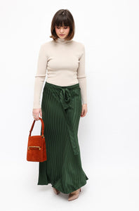 Lee Mathews NEW Emerald Bias Maxi Skirt