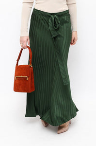 Lee Mathews NEW Emerald Bias Maxi Skirt