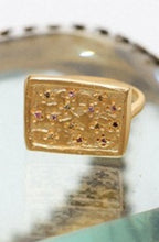 Load image into Gallery viewer, Gold Plated Tourmaline Ring
