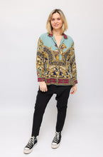 Load image into Gallery viewer, Vintage Printed Silk Shirt
