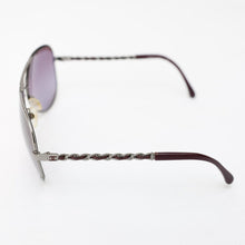 Load image into Gallery viewer, Chanel Leather Detail Aviator Sunglasses
