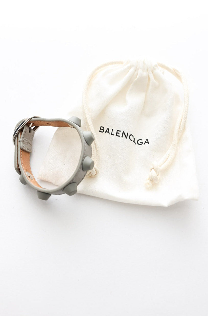 Balenciaga Leather Studded Bracelet