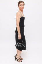 Load image into Gallery viewer, NWT Gucci black silk skirt
