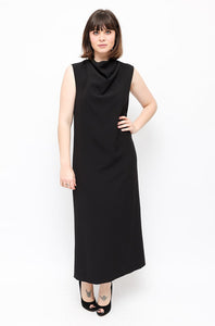 Whyred Black High Neck Dress