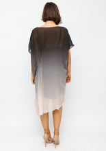 Load image into Gallery viewer, Zambessi Silk Grey Ombre Shift Dress
