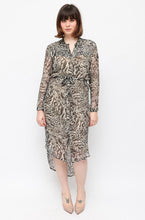 Load image into Gallery viewer, Zimmermann Animal Print Silk Dress
