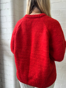 Wolfgang Scout Red Sustainable Hand Made Jumper