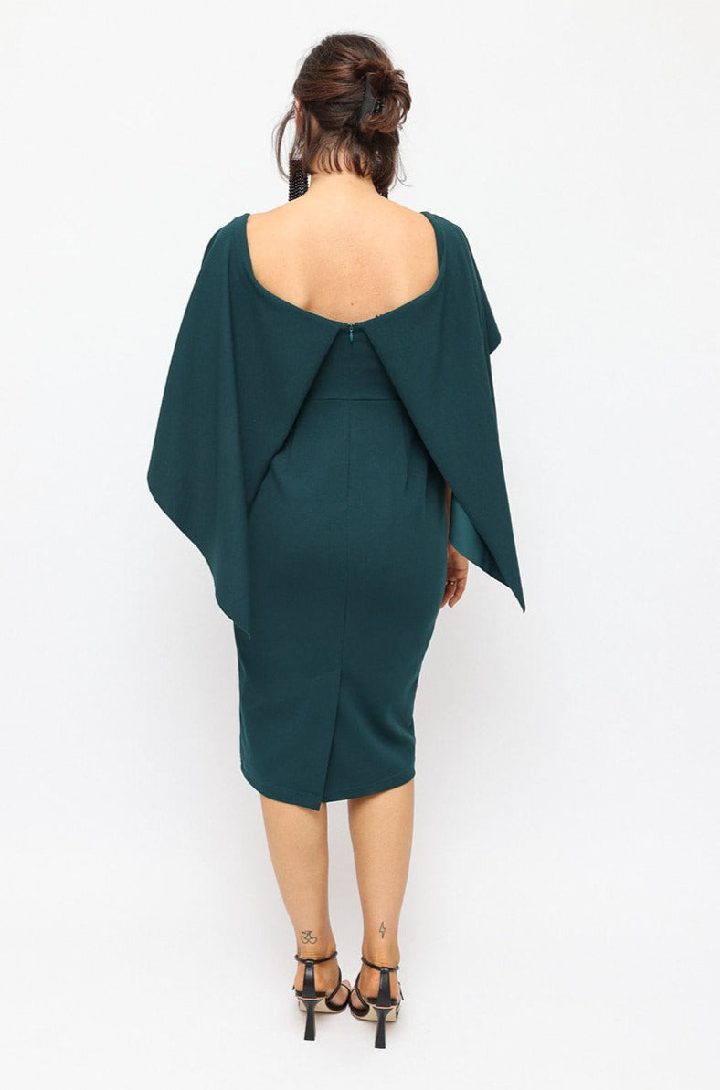 Pasduchas Bottle Green cocktail Dress