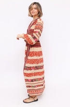 Load image into Gallery viewer, Vintage Silk Wrap Maxi Dress
