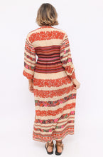 Load image into Gallery viewer, Vintage Silk Wrap Maxi Dress
