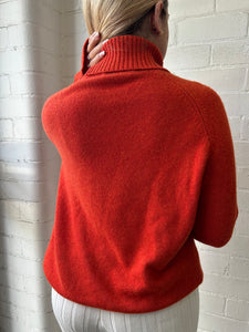 Lee Mathews 100% Cashmere polo neck jumper