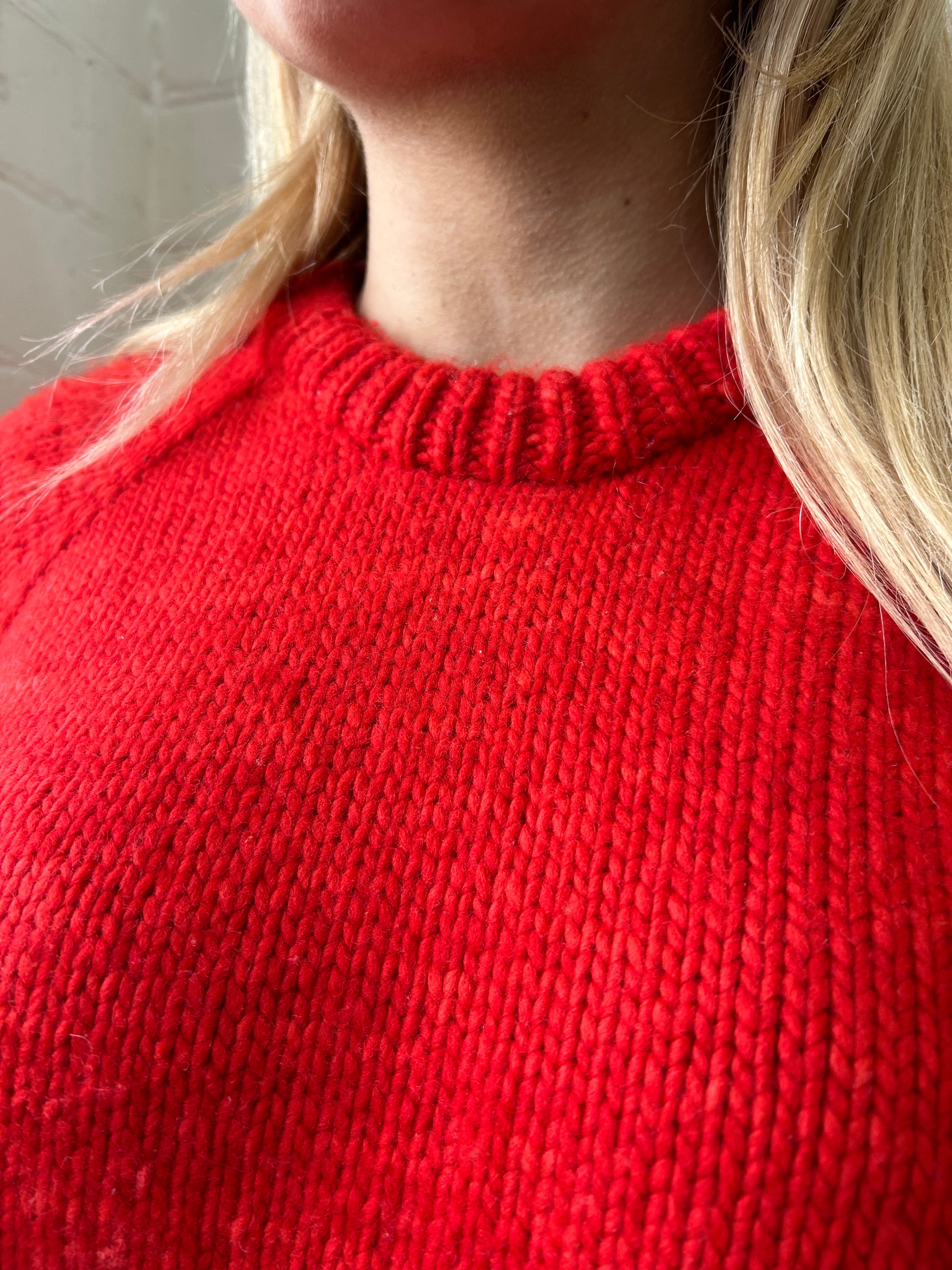 Wolfgang Scout Red Sustainable Hand Made Jumper
