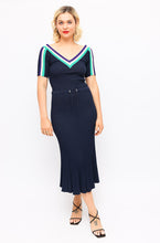 Load image into Gallery viewer, Sandro Navy Knit Dress
