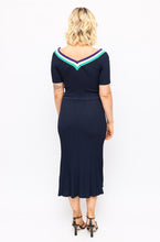 Load image into Gallery viewer, Sandro Navy Knit Dress
