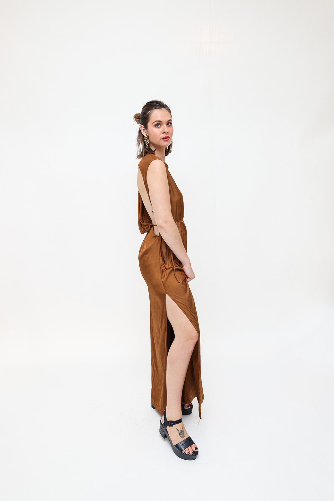 Kacey Devlin Earth Maxi Dress