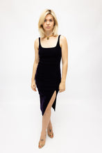 Load image into Gallery viewer, Manning Cartel Navy Velvet Dress
