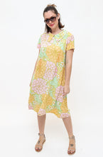 Load image into Gallery viewer, Vintage 60s Pastel Floral Dress
