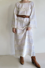 Load image into Gallery viewer, 1970s Lace Maxi Dress

