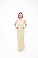 Load image into Gallery viewer, Lemon Vintage Beaded Gown
