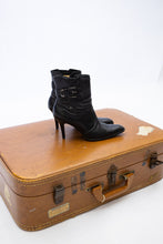 Load image into Gallery viewer, Cole Haan Black Leather Boot With Buckle Detail

