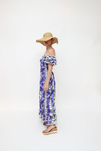 Load image into Gallery viewer, Vintage 60&#39;s Hawaiian Print Maxi Dress
