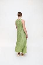 Load image into Gallery viewer, Vintage 70&#39;s Green Lurex Dress
