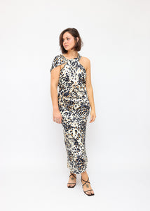 Carla Zampatti Cheetah Print Dress