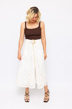 Load image into Gallery viewer, Zimmermann Linen Broderie Anglaise Skirt
