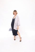 Load image into Gallery viewer, Vintage Mauve Shimmer Kimono
