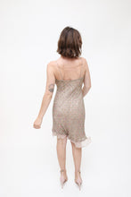 Load image into Gallery viewer, Vintage Beaded Slip dress
